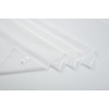 corciova White 35 x 35 Solid Color Square Silk Like