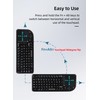 125 Keyboard with Touchpad Mouse, 69 Keys USB Keyboard, 3-in-1
