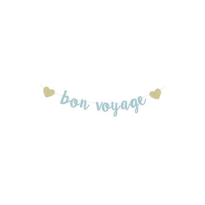 Bon Voyage Banner for Travel Moving Graduation Retirement Theme Party