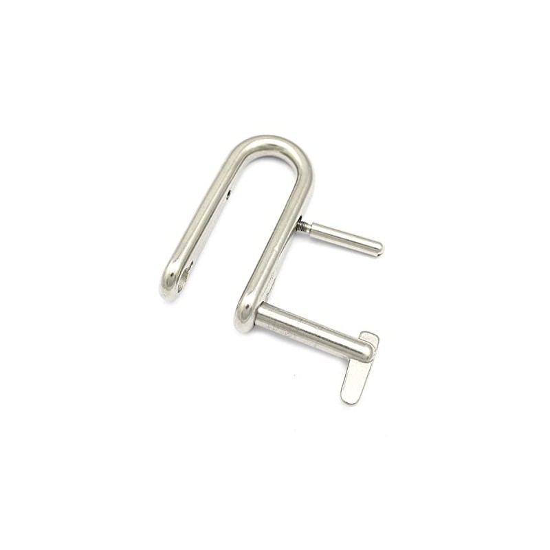 Key Shackle 5 mm with Removable Bar Stainless Steel A4