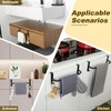 SAYAYO Over Door Towel Rail Black Hand Towel Holder with