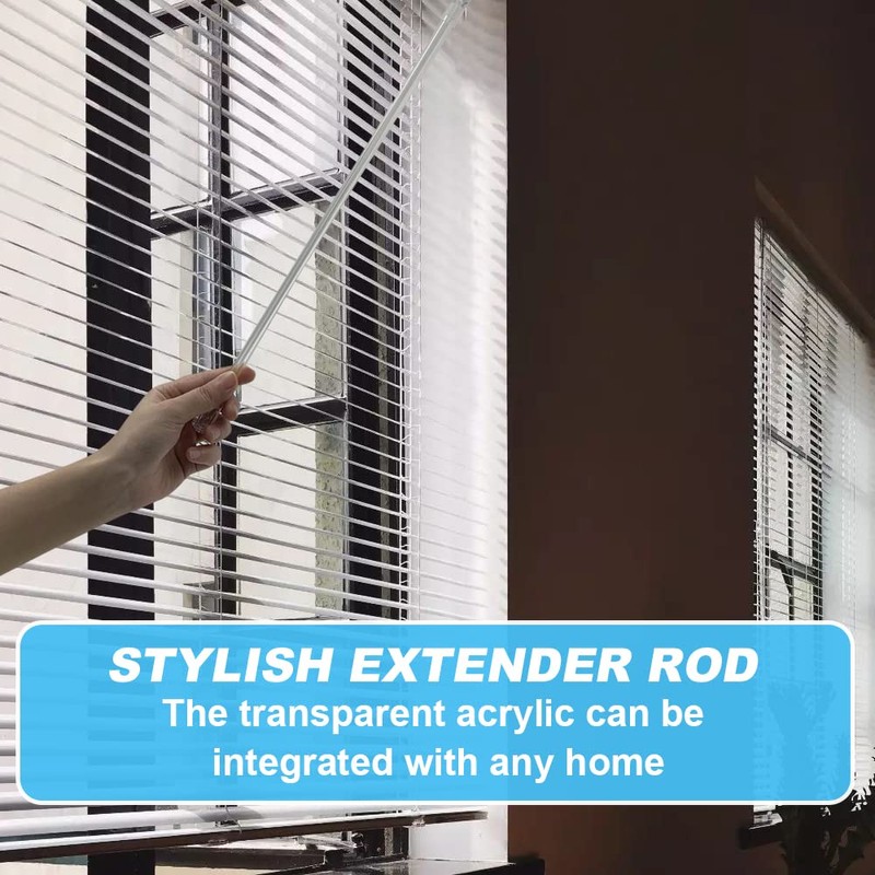4 Pieces 12 Inches Blind Wand, Window Blind Tilt Rod,