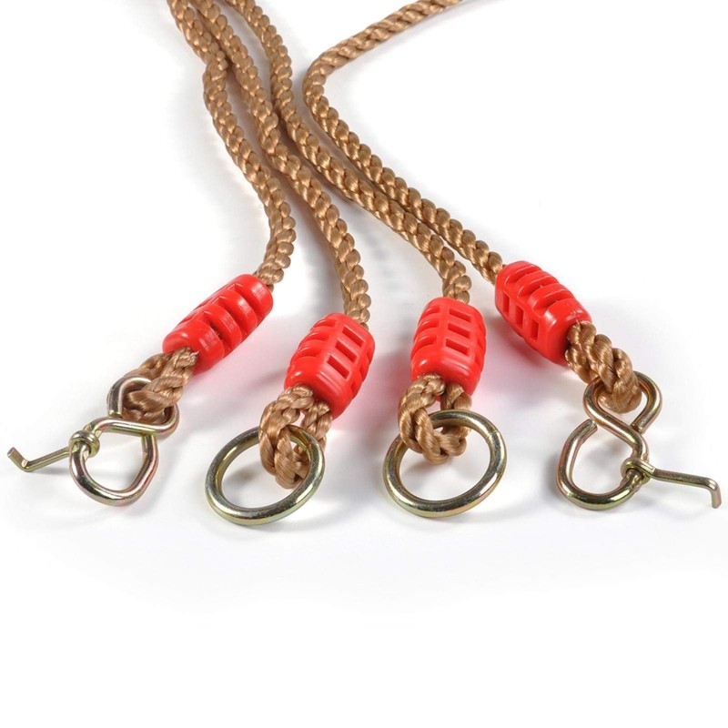 Alomejor Pack of 2 6ft Tree Hanging Strong Ropes Adjustable