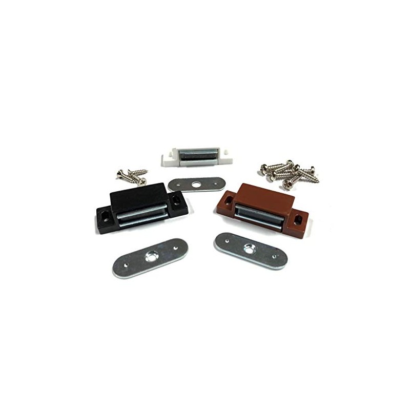 Single Magnetic Catch in Brown - 10 Pack