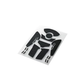 Elecom V Custom GWVG600RVUBK Mouse Grip Tape, Gaming Mouse, Anti-Slip, Ultra Thin Sheet, 0.02 inches (0.6 mm), Black