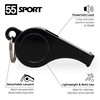 55 Sport 120dB Loud Referee Whistle & Lanyard for Football,