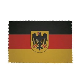 U24 Brillenputztuch Deutschland Bundesdienst Fahne Flagge Glasreinigungstuch Microfasertuch
