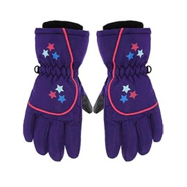 Guantes de esquí de nieve para niños, guantes de invierno cálidos e impermeables para niñas y niños