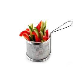 Weis Snack-Holder Round, Stainless Steel Silver, 17.5 x 9 x 9 cm