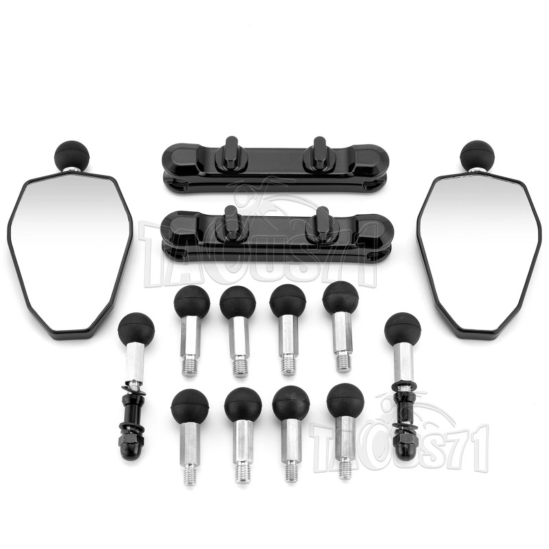 21ST Black Motorcycle Right & Left Rearview Mirrors For KTM