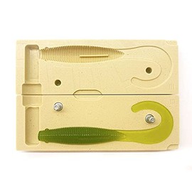 Smedioks Premium Soft Plastiс Mold Lure Making Injection Molds Fishing Lures Streakz Curly Tailz 5''