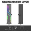 Black Graphics Card Support Bracket ARGB VE180-Black, GPU Stand Brace