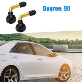 A ABSOPRO Tire Valve Stem 90 Degrees PVR70 Valve Extension Adaptor (Set of 2)