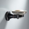 Black Bathroom Soap Dish Holder Wall Mounted Bathroom Hardware Accessories,Oil