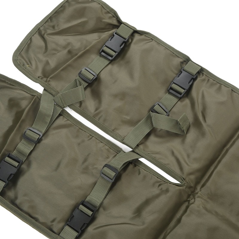 Gardening Apron Green Khaki 600D Oxford Fabric Multiple Pockets Durable