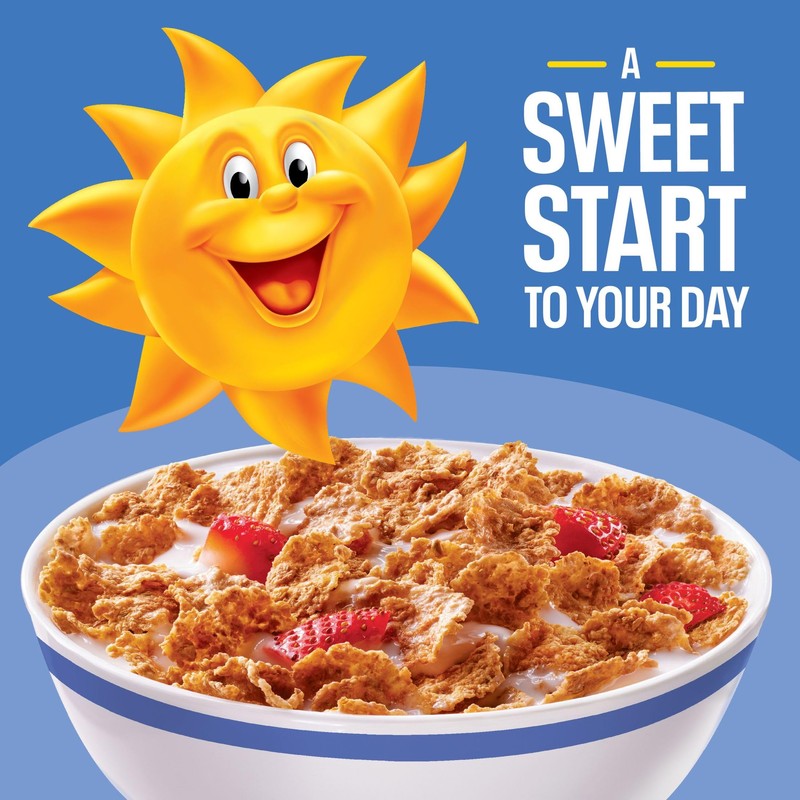 Kellogg's Frosted Bran Breakfast Cereal, Fiber Cereal, Family Breakfast, Original,