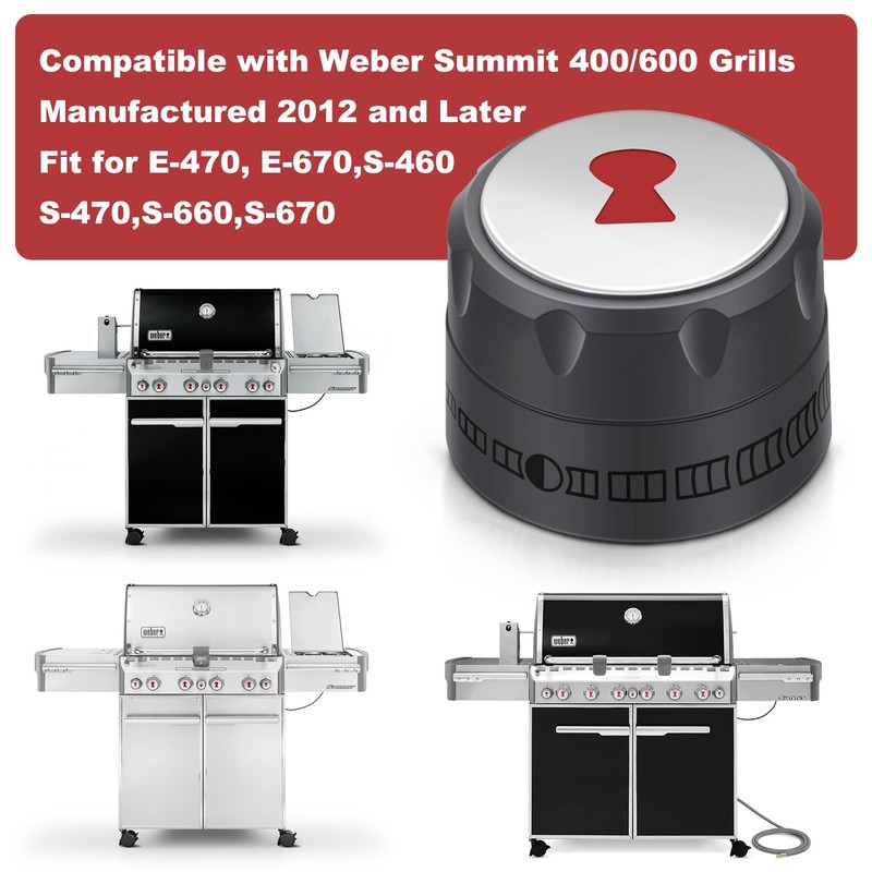 FBULWSEC 2025 Upgraded 91538 Gas Control Knobs - 4 Pack,