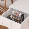 Sezanrpt 5 Compartments Acrylic Belt Organiser, Clear Belt Display Case