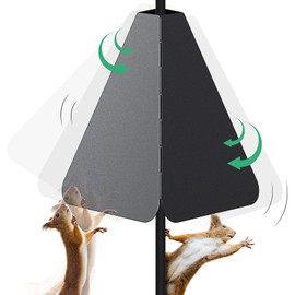 Wrap Around Squirrel Baffle, 13.4Inch Universal Squirrel Guard Baffles Weatherproof Feeder Guard for Wildlife Observers and Bird Enthusiasts
