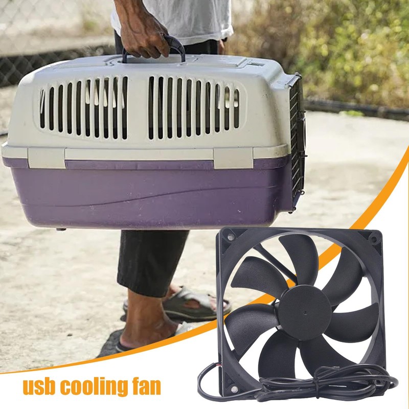 USB Cooling Fan - 120mm Window Fan,Quiet Computer Cooling Fan,