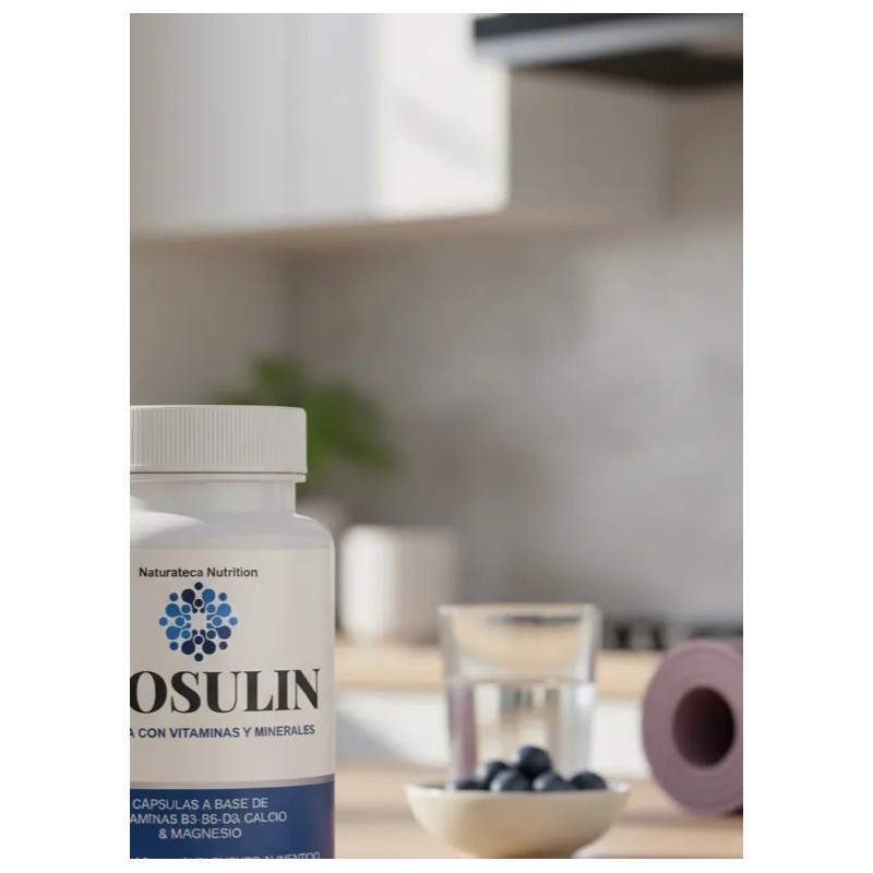Biosulin 60 Cápsulas Vitaminas Calcio Magnesio