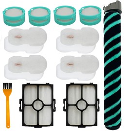 HZ4002 Vacuum Filter Replacement for Shark Detect Pro Max Upright Vacuum HZ4002 with 4 Odor Neutralizer Cartridge,1 Main Brush 2 HEPA Filters 4 Foam & Felt Filters 1 Cleaning Brush