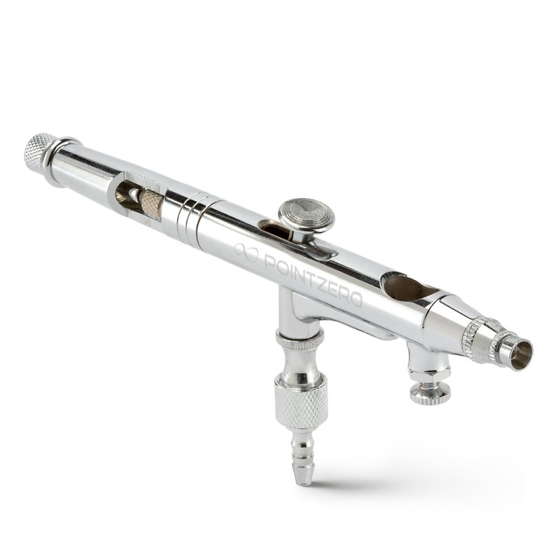 PointZero Dual-Action.5cc Gravity-Feed Airbrush Set w/MAC Valve - .2mm Nozzle