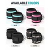 Adjustable Ankle Straps for Cable Machine Workouts – Padded Dual