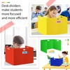MuseLuxe 24 Pack Privacy Folders for Students - Durable &