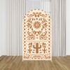 KONPON Arch Backdrop Covers for Mexican Talavera Wedding Party Stretchy