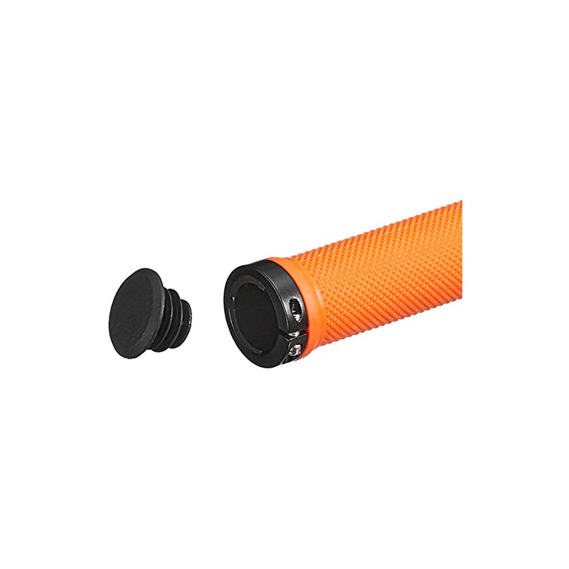 Spank Spoon Orange Unisex Adult Bicycle Grips 130mm