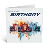 Central 23 Birthday Greeting Card - 'F1 BIRTHDAY' - Perfect