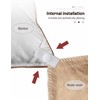 Fizzest Duvet Snaps to Hold Comforter，Duvet Clips Fasteners Inside，Hacks to
