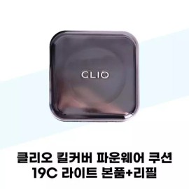 Clio [클리오] 클리오 킬커버 파운웨어 쿠션 19C 라이트 본품+리필 Clio Kill Cover Founwear Cushion 19C Light