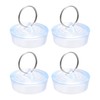 uxcell Rubber Sink Plug, Clear Drain Stopper Fit 1-1/2" to