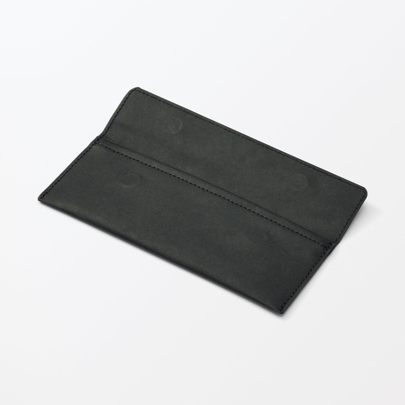Muji Jeans Label Pencil Case Dark Grey 84924927