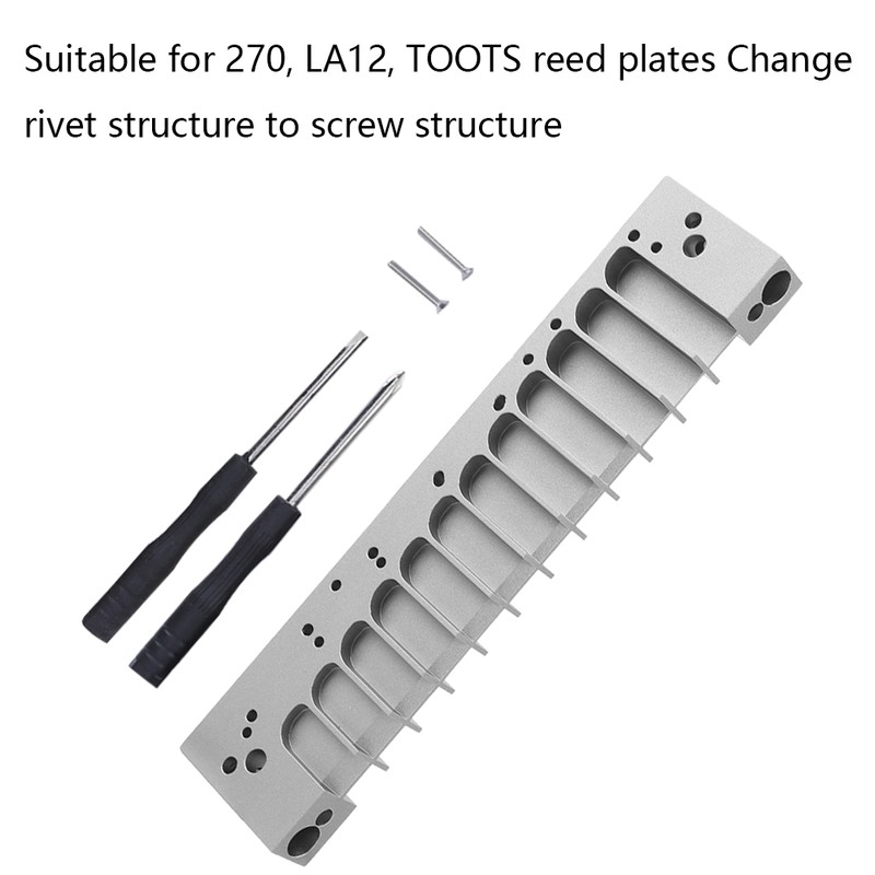 Harmonica Comb 12‑Hole Chromatic Scale for HOHNER 270D Original 270