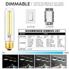 E26 Tubular Light Bulb 6W,Dimmable Led Tube Bulbs,Cool White 5000K,60