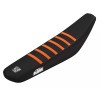 KTM SEAT COVER BLACK WITH ORANGE RIBS 16-23 65 SX
