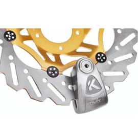 Kovix Alarm Disc Lock Motorbike Lock, Disc Brake Lock 120db. High Security Disc Lock for Motorcycle. 10mm Pin. Stainless Steel Body