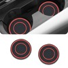 Pincuttee Car Cup Holder Coaster Silicone,Car Cup Holder Coaster 2Pack,Universal