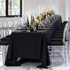8 Pack Black Tablecloths 60 x 102 Inch Rectangular Table