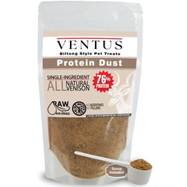 Ventus Dog Food Topper - Single Ingredient High Protein Meal Topper for Dogs, Venison Seasoning, 6 oz