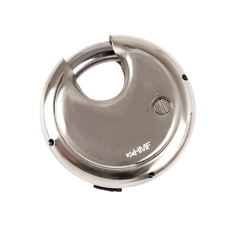 HMF 3502-09 Discus Padlock, 4 Digits Combination Lock, Outdoor, 7