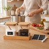 Mowhut 2 Piece Salt and Pepper Containers Set, Salt Cellar