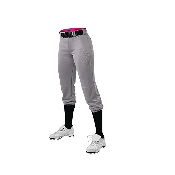 Alleson Athletic Fastpitch Softball Pants for Women. Low Rise Double