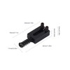 6 Pcs Electric Guitar Bridge Saddle Standard Zinc Alloy Guitar