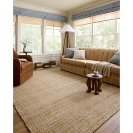 Loloi Chris Loves Julia Judy Collection JUD-01 Natural/Cream 2'-3" x 3'-9" Accent Rug