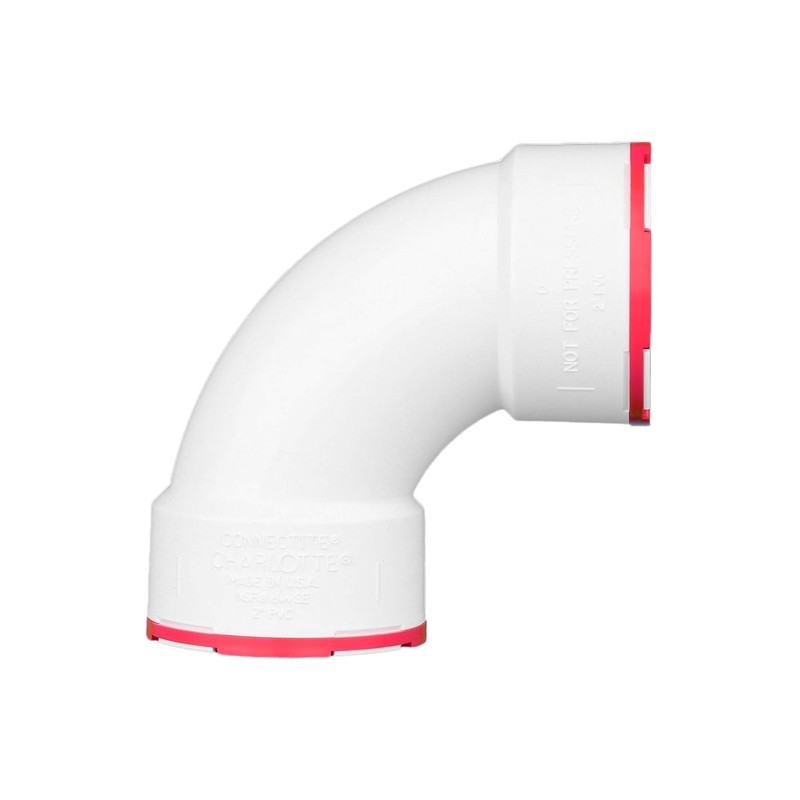 Charlotte Pipe CTT 00300 1000 Connectite, 1/4 Bend, Hub x