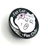Fat Cat Fanclub Cute Metal Enamel Pin Badge